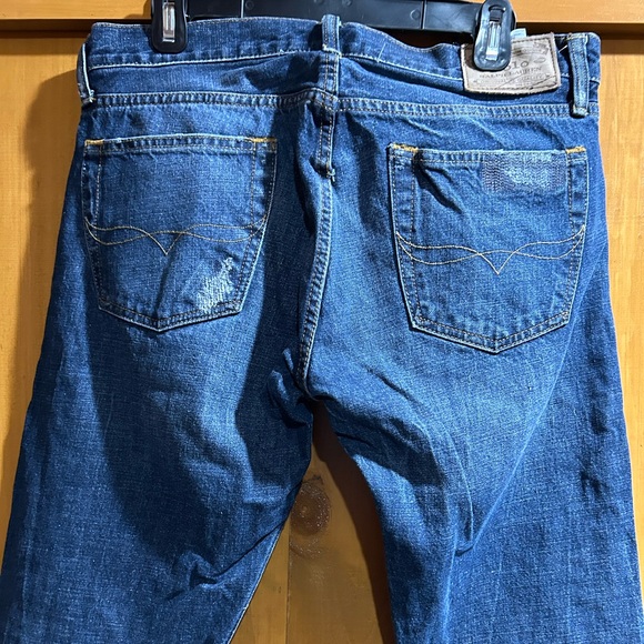 Ralph Lauren Men’s Varick Slim Straight light wash 32x34 - Picture 2 of 3